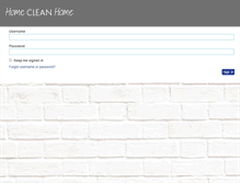 Tablet Screenshot of homecleanhome.com